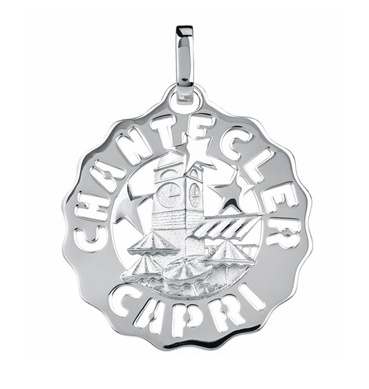 Charm Chantecler Dame Logo Argento in Silber 38907 - 38907